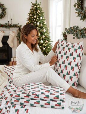 HOLIDAY Microfiber 3 PC Twin Sheet Set Bedding